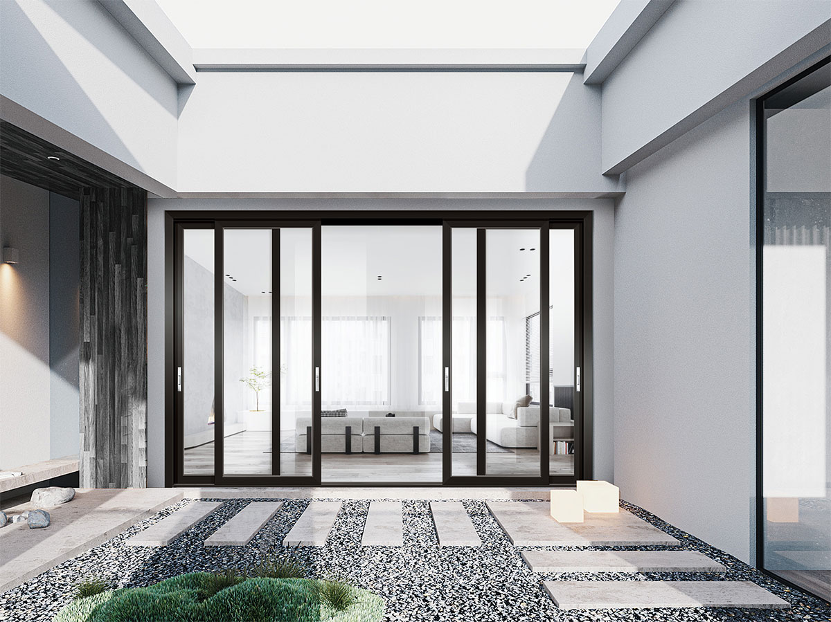 系統(tǒng)門窗裝修效果圖-別墅推拉門